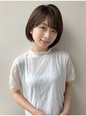 乾かすだけでまとまるナチュラルショートボブ【銀座駅】