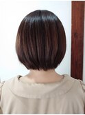 まとまり◎ショート丸みボブ