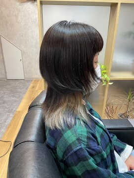 マインド サイトー ヘア アンド スパ mind saito hair&SPA マッシュ×ウルフレイヤー×ショートバング