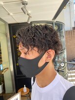 クオル 立川(QOL)&nbsp;ツイストスパイラルパーマ波巻きスパイラル刈り上げマッシュ