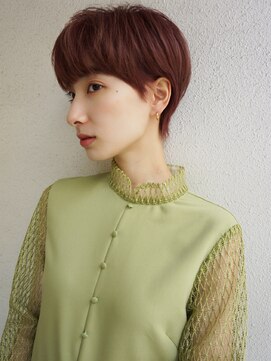 ブゾン(buZon) 【buZonブゾン】耳掛けピンクマッシュショート