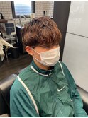 マッシュ×ウェーブパーマ 宇部市/理容室/理容院/メンズカット