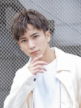 アイヴィ 表参道(IVY) 小久保Style☆波巻きハイライト束感ツーブロックマッシュパーマ