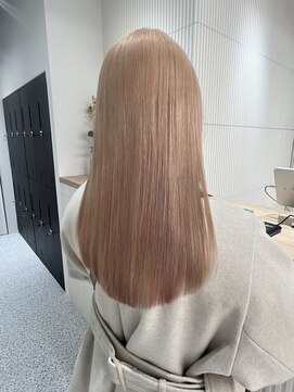 ペレ 渋谷(PELE) 切りっぱなしボブ/エアリーロング/美髪/ピンクブラウン/渋谷