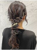 お呼ばれあみおろしアレンジ~