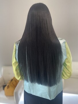 コト 福井大和田店(coto) 福井　髪質改善トリートメント　艶々　縮毛矯正　ブルーブラック