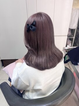 ガーリーヘア / 量産型ヘアセット /ラベンダーカラー