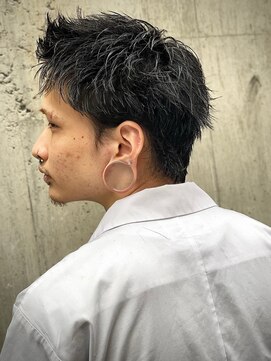 ヒロギンザ 大阪本店(HIRO GINZA) スパイキーショート×ソフトツイスト