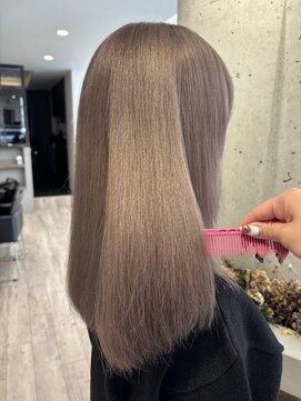 ルーブ トウキョウ(Loob. TOKYO) ハイトーンカラーミルクティーピンクベージュカラーグレージュ