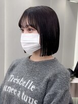 ロンド ブランシュ 錦糸町北口(Lond blanche)&nbsp;黒髪ボブルフネビージュ小顔ワンレン