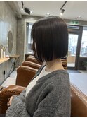 切りっぱなしボブ