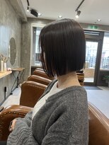 ノエル ヘアー アトリエ(Noele hair atelier) 切りっぱなしボブ