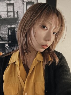 ボコカ(bococa) 【macana指名】ベージュ ケアブリーチ ウルフレイヤー