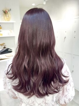 ハオ(hao) 【hao渋谷】akane ピンクカラーくびレイヤー10代20代30代