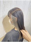 インナーシルバー×アッシュブラック【TELAHAIRつくば研究学園】