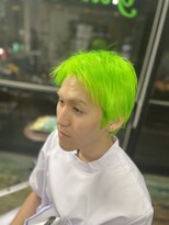 ガルボ ヘアー(garbo hair)&nbsp;ハイトーン ケアブリーチ ライムグリーン 10代 20代