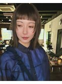 前髪ダウンパーマとマットケアブリーチカラー♪