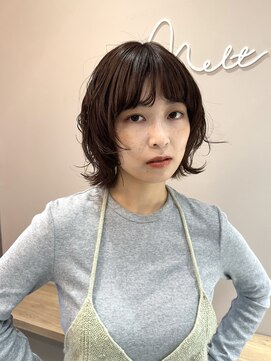 メルト 西梅田店(melt) くびれミディで叶える大人の抜け感ヘア