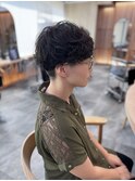 マニッシュショート×ハードパーマ　五十嵐