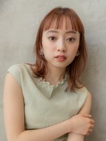 ケアリー プレナ海浜幕張(Carelly)&nbsp;デザインカラー/レイヤーカット/ウェットヘア/オリーブベージュ