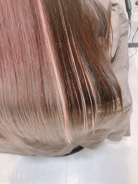 ナチュラル 日吉店(Natural) スモークピンクのインナーカラー