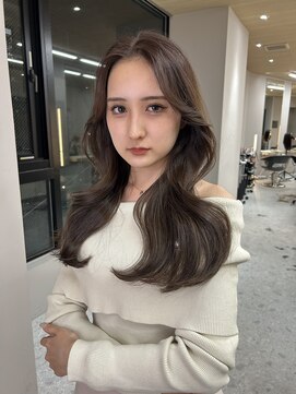 ボタン ハカタ(VOTAN hakata) 韓国ヘアセンターパート/前髪なしセンターパート