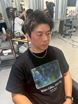 メンズサロン キング 心斎橋店(Men’s salon K!ng) ホワイトメッシュ/ツイスト/ツイスパ/パーマ/メンズ/眉毛/心斎橋