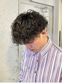 波巻きパーマ/波巻きスパイラル/メンズパーマ