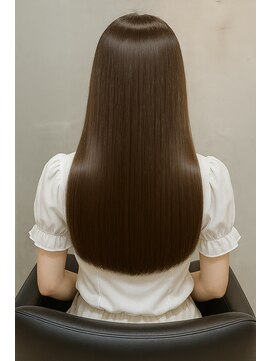 アトリア 横浜(Atria) 艶ストレート/ナチュラルブラウンカラー/髪質改善