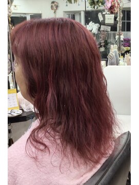 カスミ カットハウス ピンクカラー