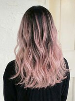 エノア 東京(ENORE) 上品に映えるピンク×バレイヤージュ