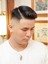 バーバーショップ ダリー(BARBERSHOP DALIE)&nbsp;スキンフェードサイドパート七三分け