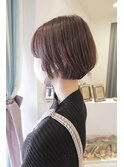 似合わせカットショートボブ40代50代60代白髪ぼかし