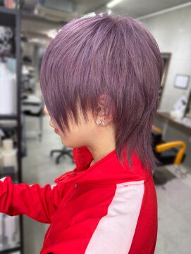 ダンク(DUNK) ウルフカット×ラベンダーアッシュ