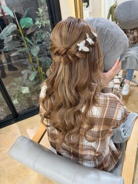 シャーマン(SHERMAN) 耳出さないハーフアレンジ♪