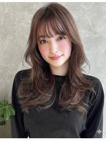 ルページ 千葉(lpage)&nbsp;ワンホンレイヤー/ミルクティーブロンド/ダークブルー/千葉駅