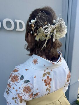 グッドライフヘアー(GOOD LIFE hair) 『卒業式×編み込みハーフアップ』
