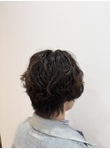 ゆるふわパーマ+ウルフレイヤー