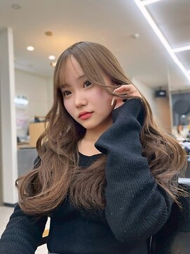 ヘアメイク アリープ(HAIR MAKE ALEAP) 透明感ミルクティーアッシュベージュ/レイヤーカット