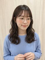 ココカラヘアー ニコ(cococara hair nico)&nbsp;韓国風カラー/韓国巻き/前髪あり/デジタルパーマ