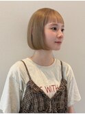64. ミルクブラウン/前髪/顔周り/似合わせカット