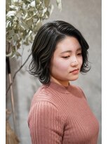 カフェアンドヘアサロン リバーブ(cafe&hair salon re:verb)&nbsp;切りっぱなしボブ
