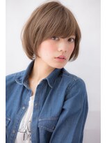 ロット 横浜(lot)&nbsp;ナチュラルショート×ミルクブラウン×髪質改善×横浜