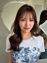 センネ 竹下駅前(Senne)&nbsp;博多/竹下レイヤーカット/グレージュ/髪質改善/前髪顔まわり