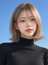 個室美容院 RrSALON 高浜 髪質改善トリートメント&ヘッドスパ【12月上旬OPEN予定】&nbsp;イメチェン/ホワイトブロンド/外ハネボブ/美髪/RrSALON高浜