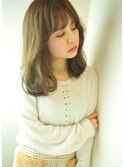 ミルキーベージュカラー ゆるウェーブ