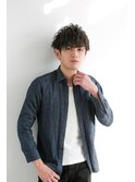 刈り上げマッシュ&スパイラルパーマ