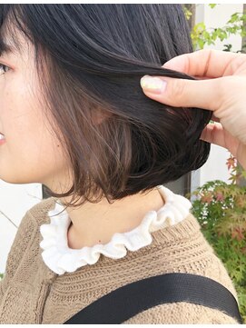 ラパンセ ブラン(LA PENSEE BRUN) LA PENSEE BRUN  /インナーカラー　ラベージュ　外ハネボブ