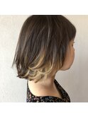 インナーカラー x アッシュブロンド 下北沢 担当Kota