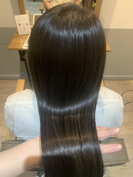 ジーナ 博多(Zina) 【Zina】かきあげ/艶カラー/マロンベージュ/20代30代40代